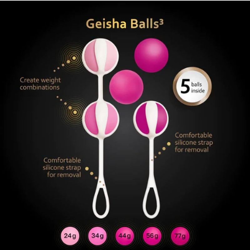 Gvibe Geisha Balls 3 Sugar Pink