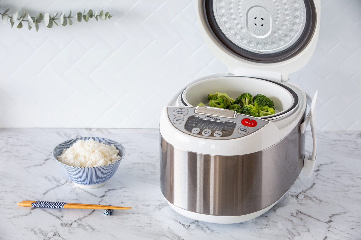5L Programme Electric Rice Cooker 900W w/ 4 Cooking Programs
