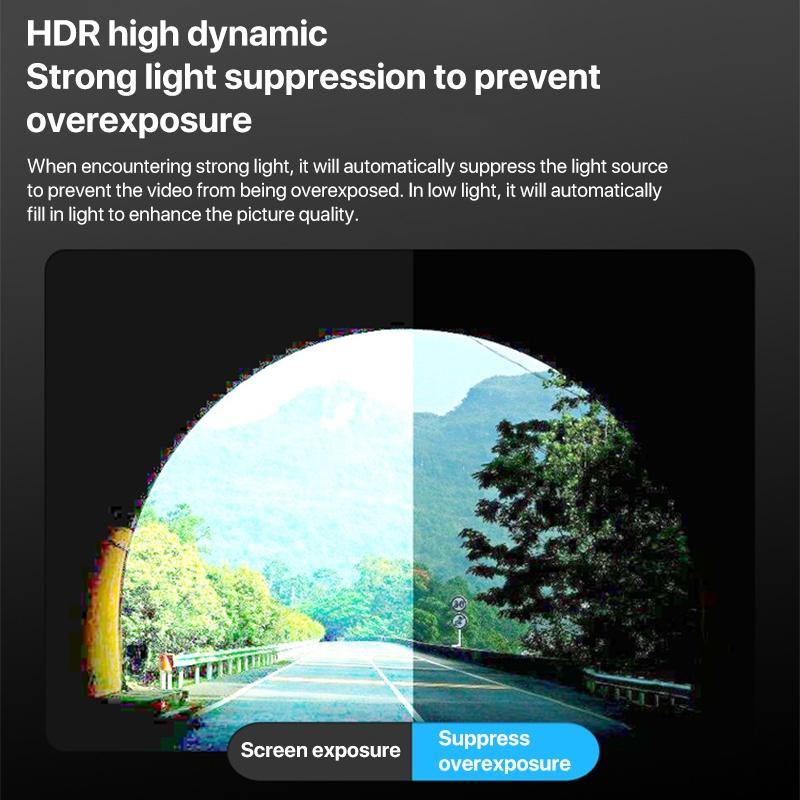 Ultra Hd Car Front & Inner Wifi Driving Recorder with Night Vision