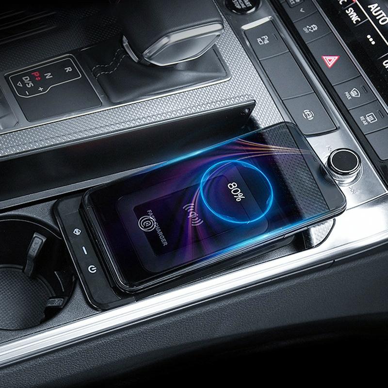 15w / 10w Qi Wireless Charger for Audi A6l 2019-2022