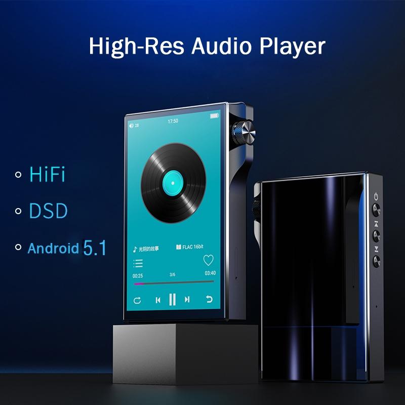 High Res 4.0 InchTouch Mp3 Player 16Gb Memory Black