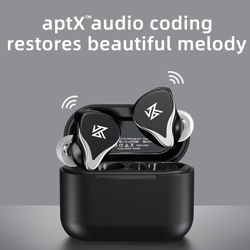 Kz Z3 Hybrid 1dd & 1ba Wireless Bluetooth 5.2 Tws Earphone - Black