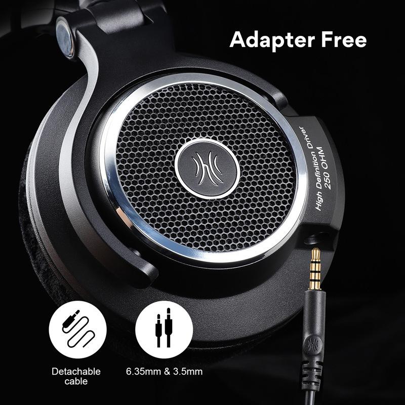 Open Three-Band Monitor Headset 3M Cable Black