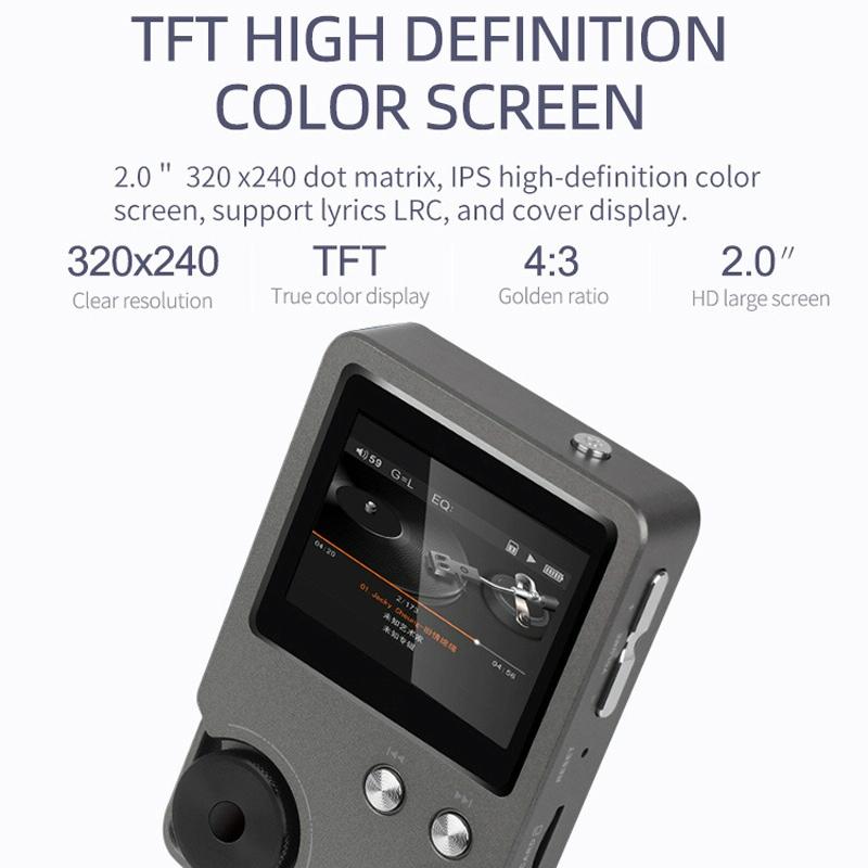 Lossless Dsd256 Music Player Silver Gray - Without Tf Card