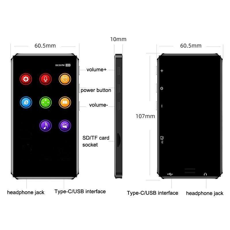 Touch Screen Mini Tablet With Wifi Bluetooth And 16Gb Tf Capacity - 1G Ddr+8G Flash