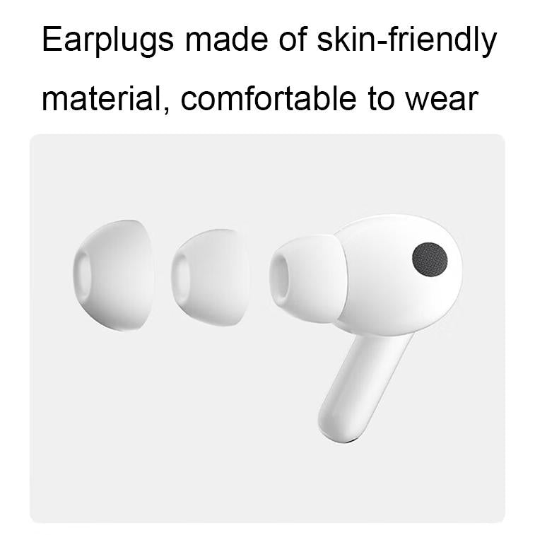 Wireless Smart Noise-cancelling Earphones for Sports - White