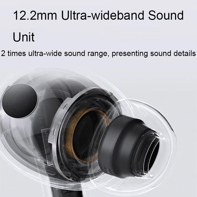 Wireless Smart Noise-cancelling Earphones for Sports - White