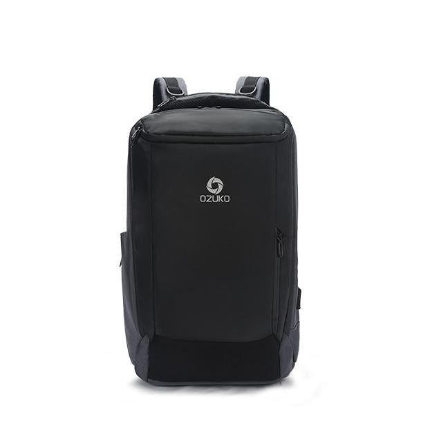 Small Waterproof Usb Outdoor Shoulder Backpack - Black