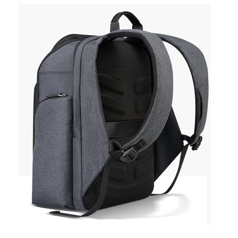 Waterproof Anti-Theft Usb Shoulder Bag - Large Capacity - Black
