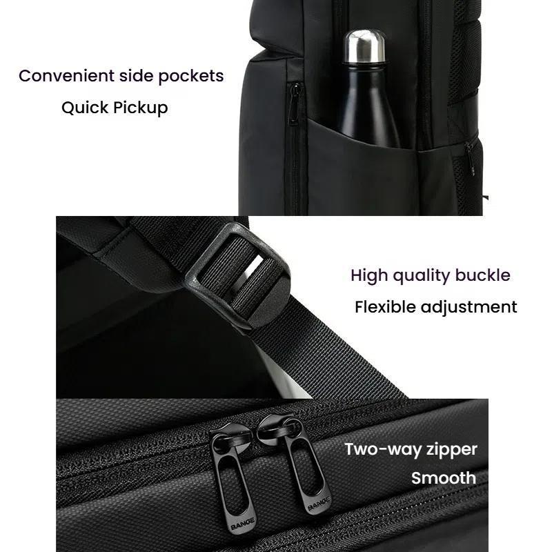 Large Capacity Business Shoulder Bag For Men - Green