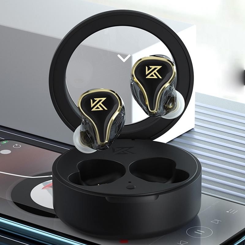 Hybrid Bluetooth 5.2 True Wireless Tws Earphones - Kz Sk10 - Black