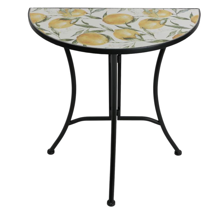 Lemonade Half Round Table 60cm