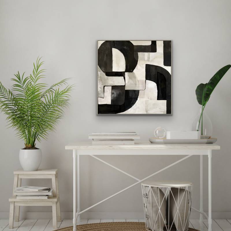 Domino Artwork Framed Wall Art A 80x80cm