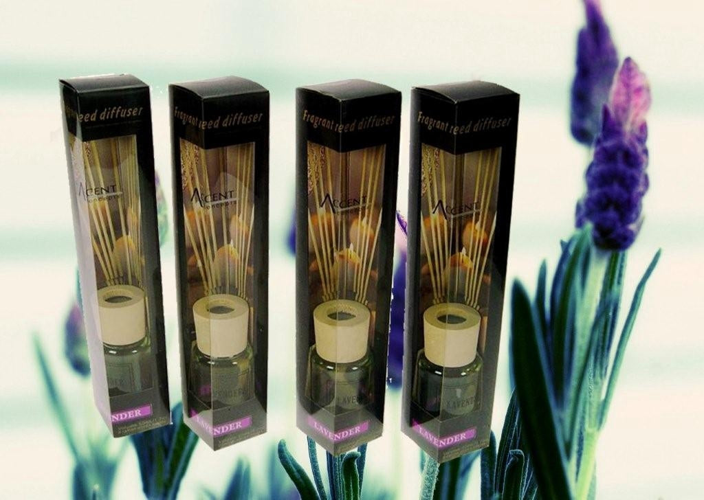 bulk 24 Scented Oil Diffuser Lavender 50Ml 8 Rattan Sticks