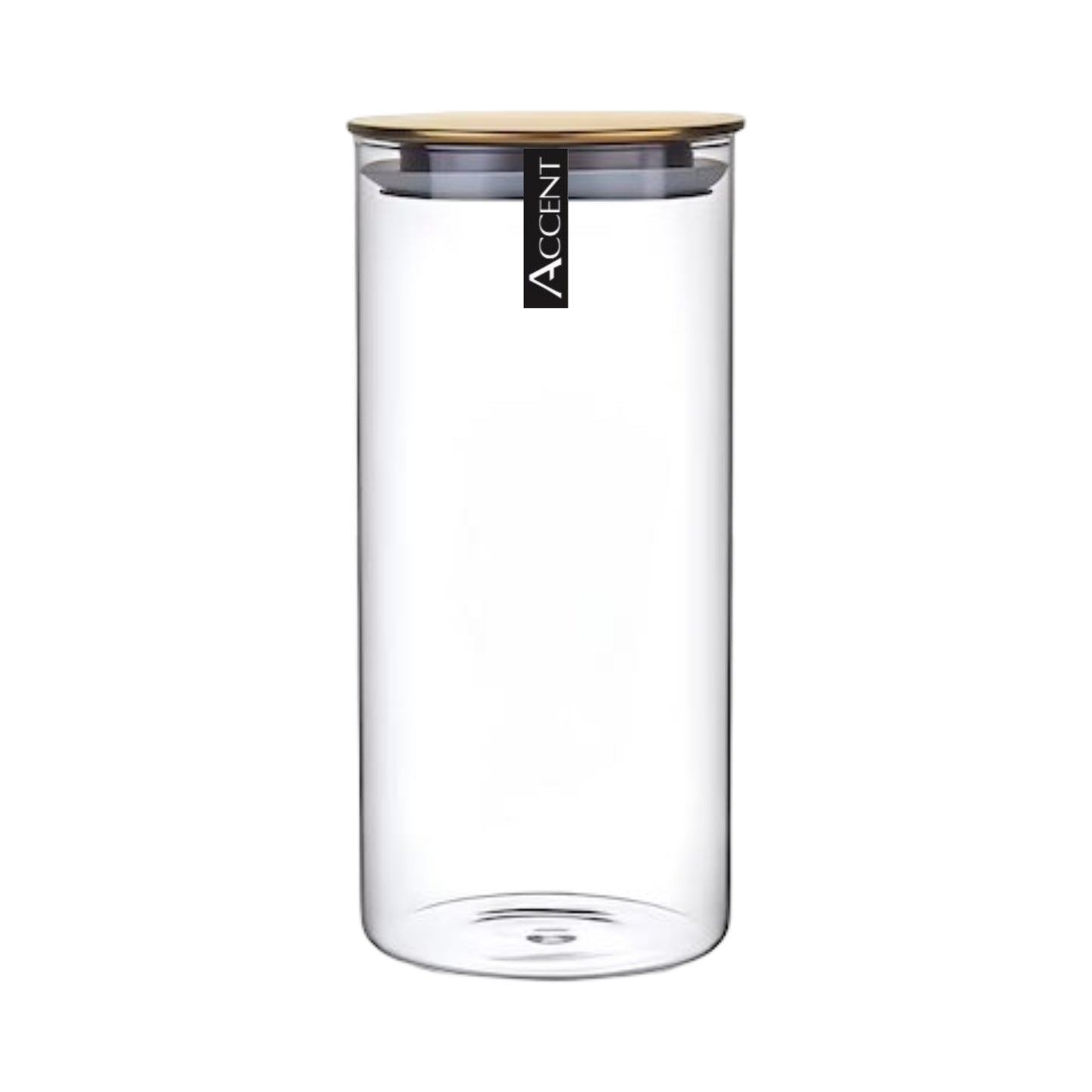 bulk 12 Glass Jar w Gold Metal Lid 10x25cm