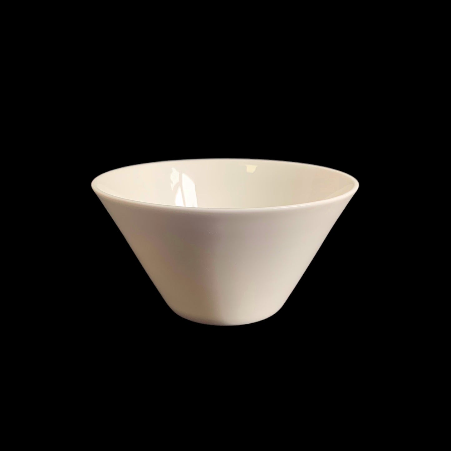 bulk 24 White Fine Bone China V Shape Bowl 5.5in 14cm
