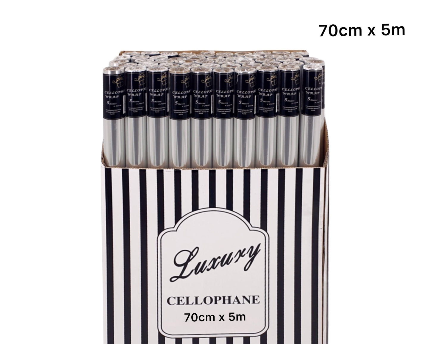 bulk 50 Cellophane 70cmx5m on 38mm Core