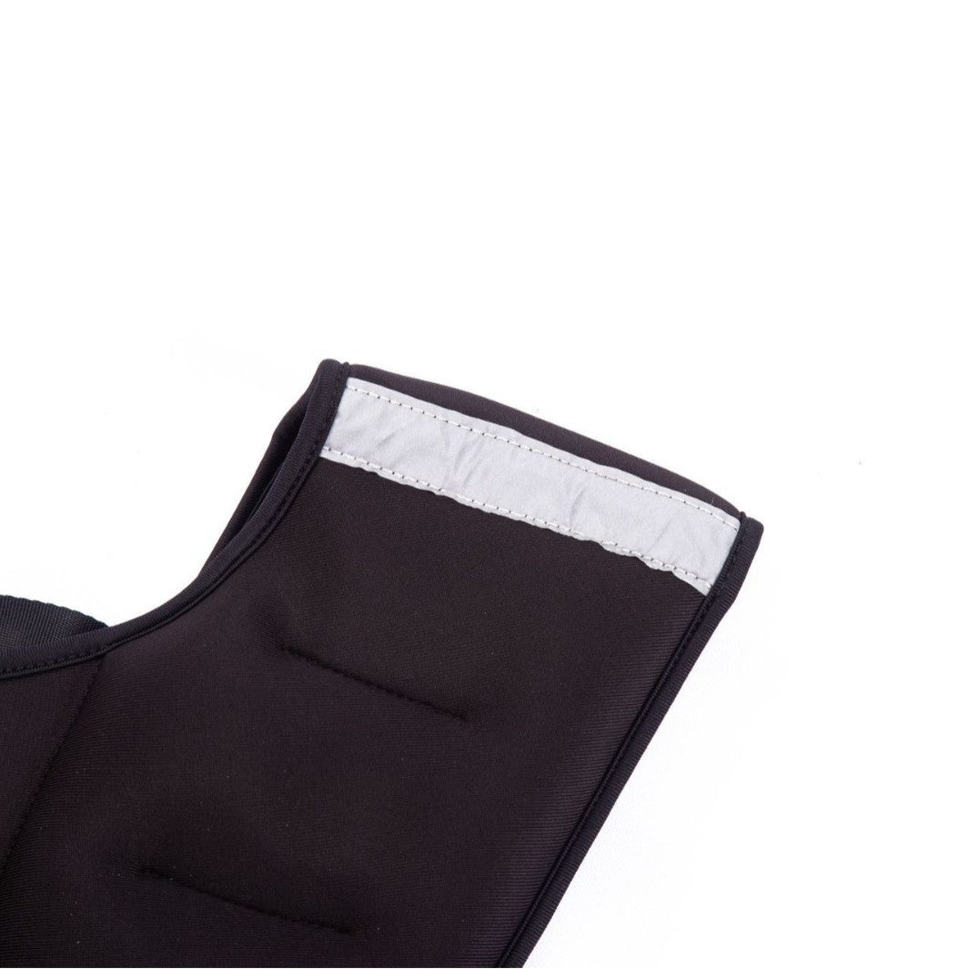 Black Premium Adjustable Weighted Vest for Strength Training, Running, and Cardio Fitness(10KG)