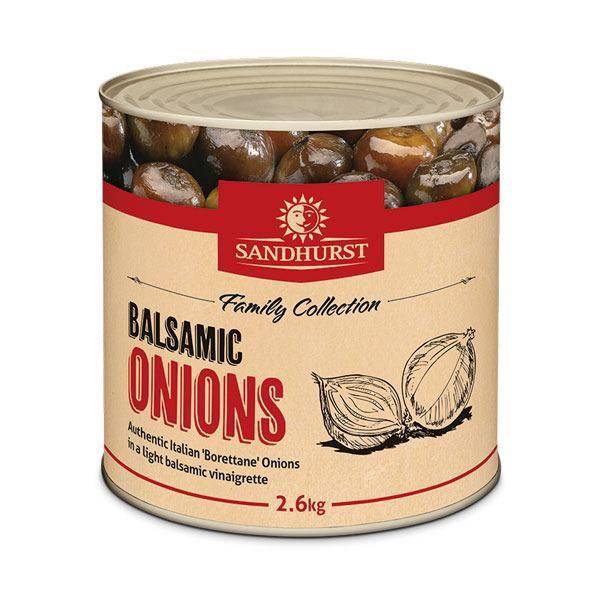 6 X Sandhurst Onions Balsamic 2.6Kg
