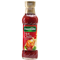 8 X Fountain Sauce Chilli Hot 250Ml
