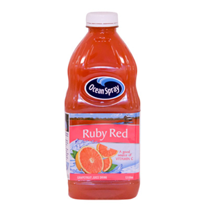 8 X Juice Grapefruit Ruby Red 1.5L (5 cartons)