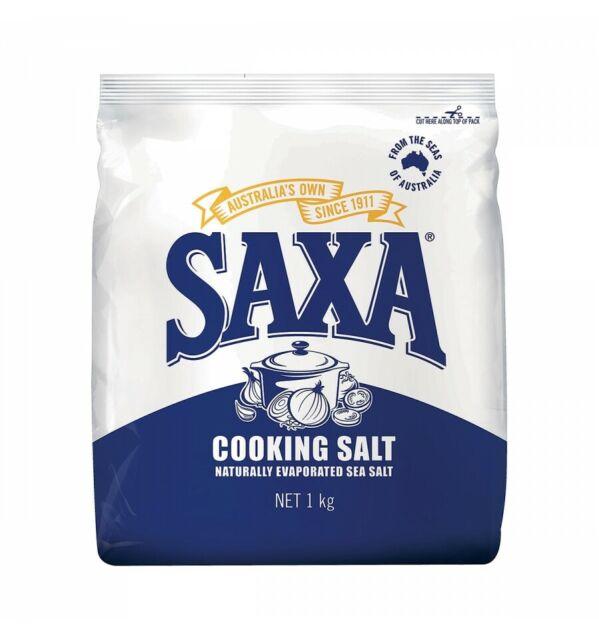 40Kg Saxa Salt Cooking 40 X 1Kg