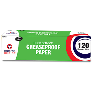 6 X Paper Greaseproof Dispenser 30Cm X 120Mt