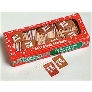 500 Steak Markers Well Done