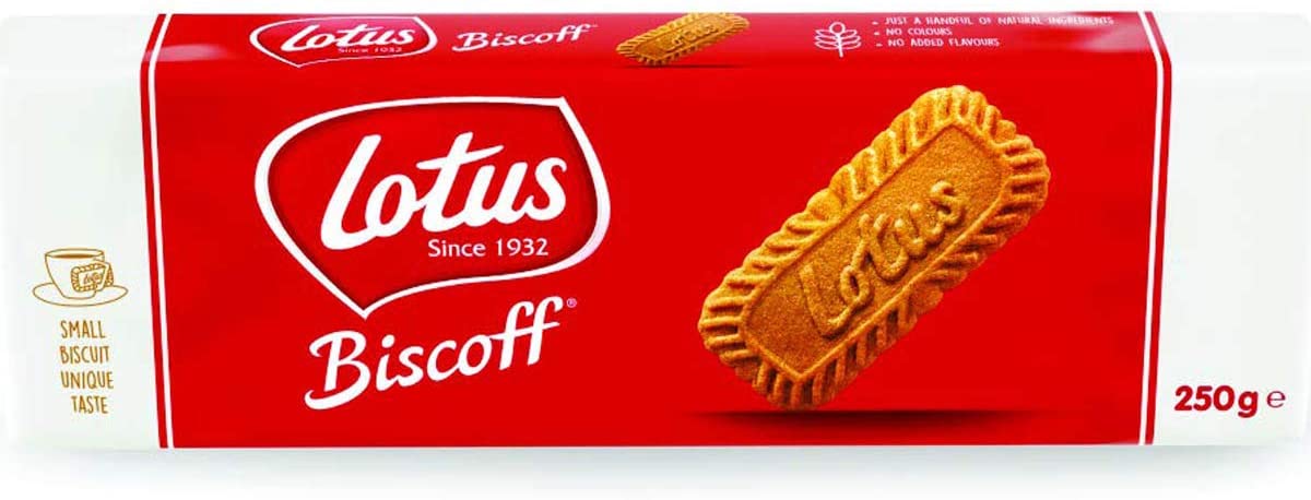2 x Lotus Biscoff Biscuits Loose 250g - Not individually wrapped
