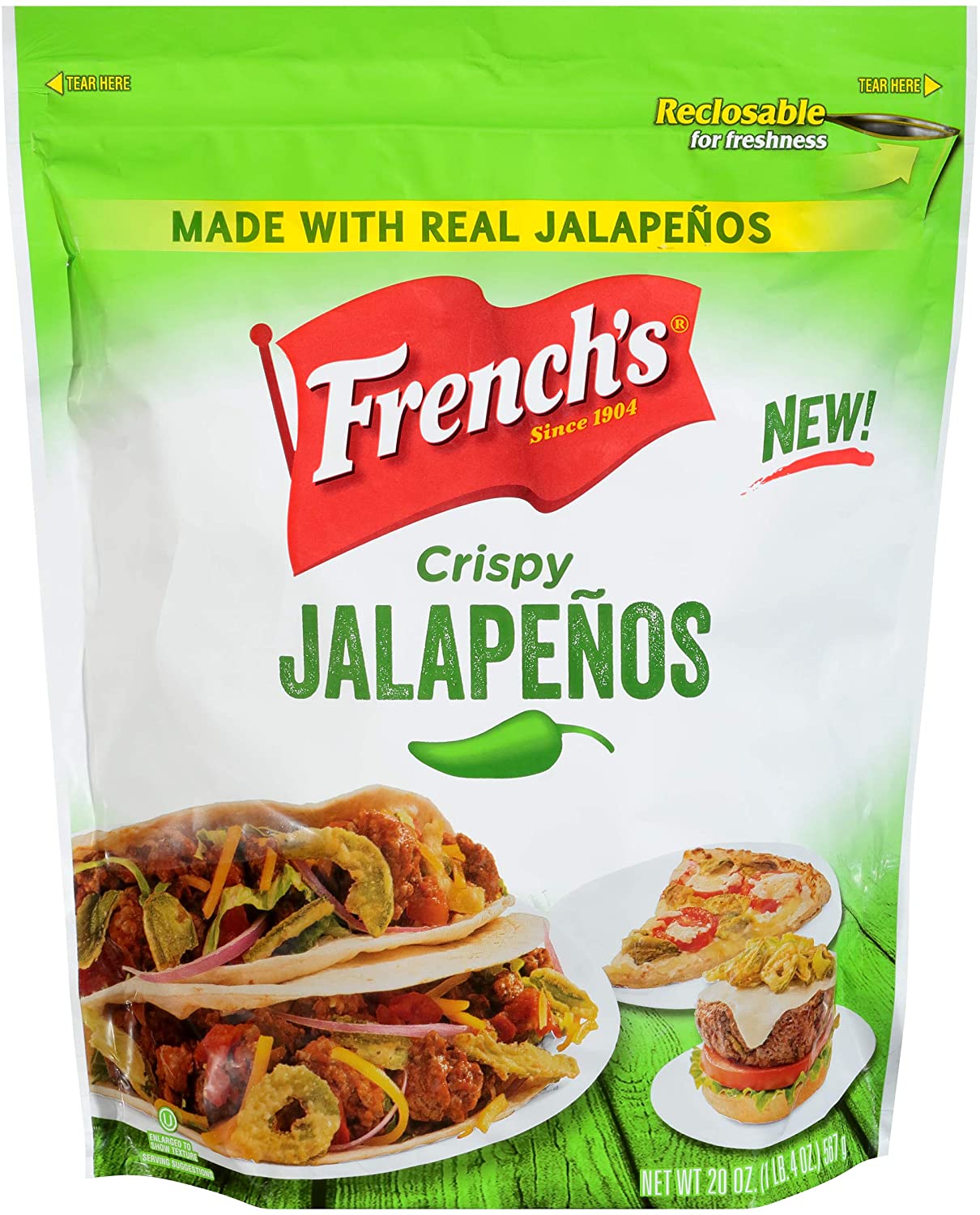 French'S Crispy Jalapenos, 20 Oz