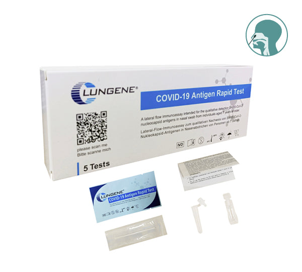 CLungene COVID-19 Antigen Rapid Corona Self Test - 5 pieces C Lungene