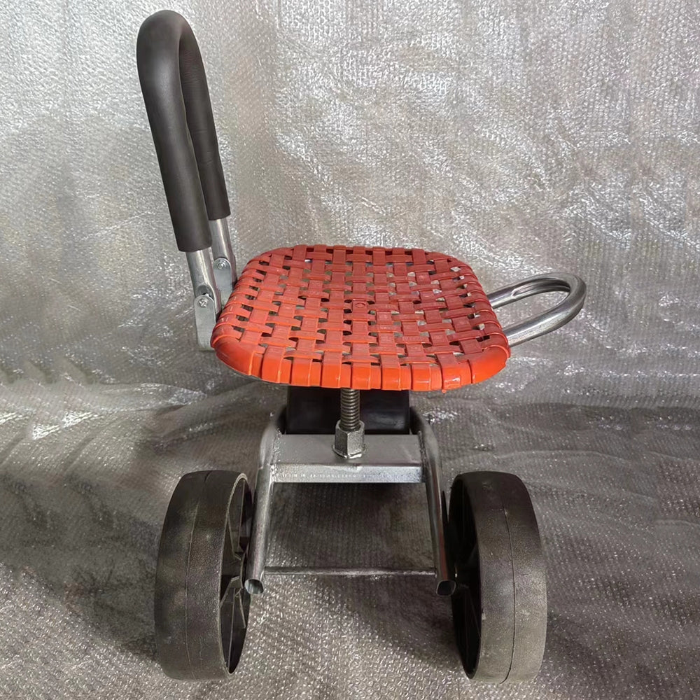 Gardening stool outlet on wheels
