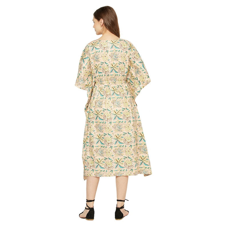 Cotton Kaftan, Caftan, Maxi Dress, Cotton Dress, Plus size Clothing, Comfortable clothing for Women, Maternity Gown, Long Robe, Night Gown Kaf55