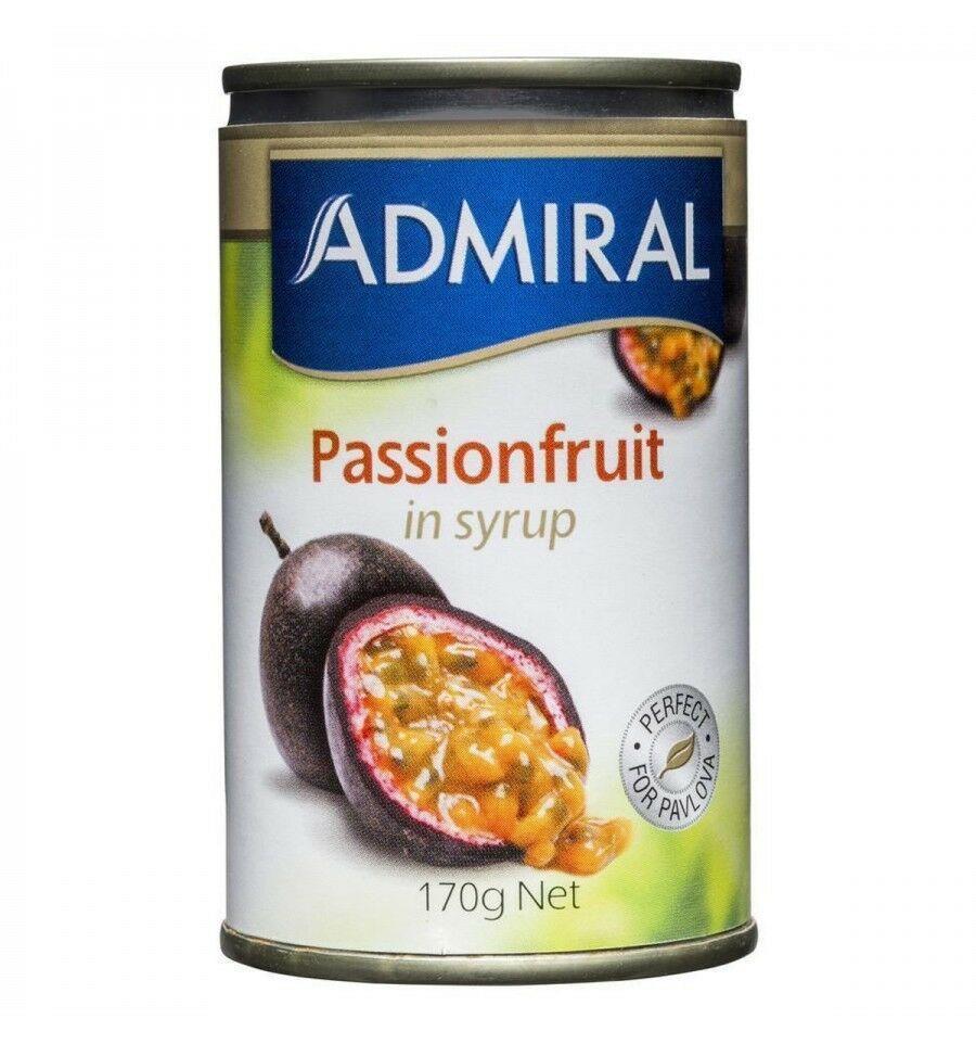 12 X Admiral Passionfruit In Syrup 170G