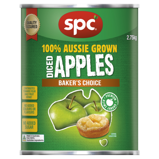Spc Pie Apple Sliced Granny Smith Baker's Choice 2.75Kg