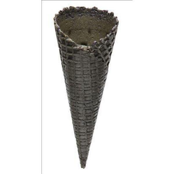 312 Ice Cream Cones Waffle Black
