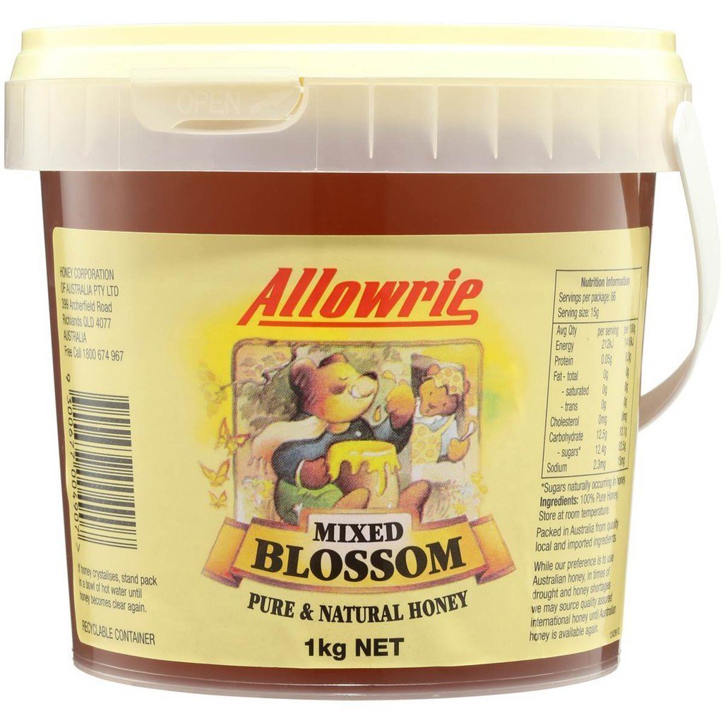 6 X Allowrie Honey 1 Kg