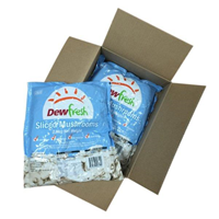 10Kg Mushrooms Sliced 4 X 2.5Kg