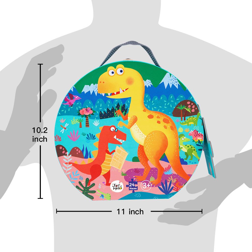 DINOSAUR PARADISE JIGSAW FLOOR PUZZLE 24PCS