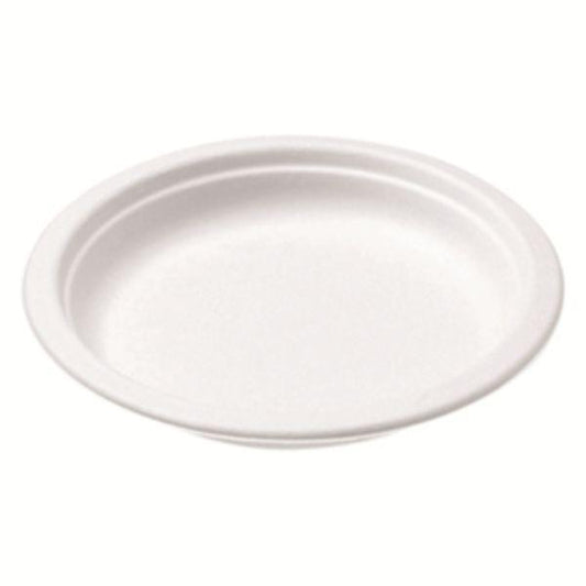 500 Castaway Plates Eco 178Mm Round Biodegradable