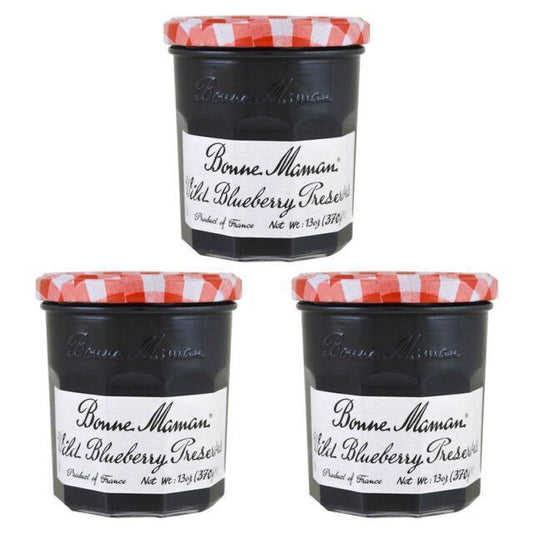 6 X Bonne Maman Jam Wild Blueberry 370G