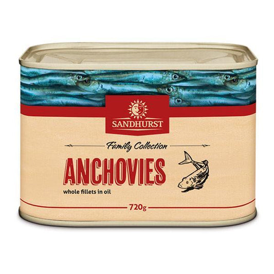 12 X Anchovies 720G Sandhurst