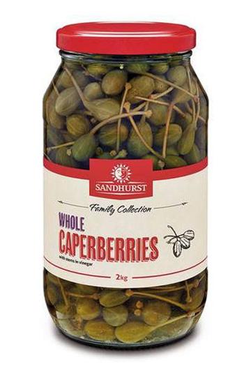 Caperberries In Vinegar Stem On 2Kg x 6