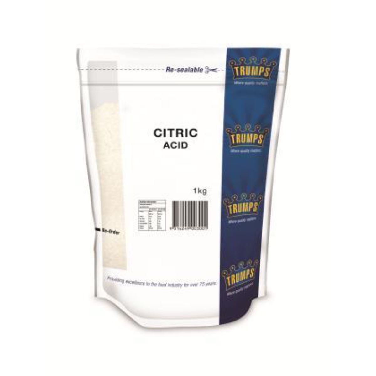Trump's Citric Acid 1Kg x 6