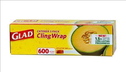 4 X Glad Cling Wrap 600M X 33Cm