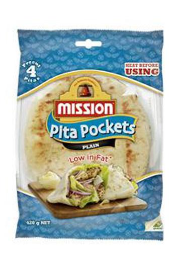 Mission Bread Pita Pockets Mini 8 Pack