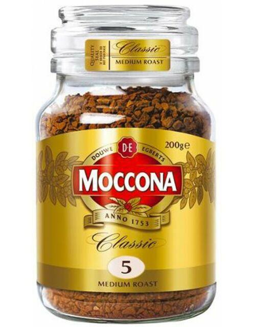 6 X Moccona Coffee Freeze Dried Classic 200G