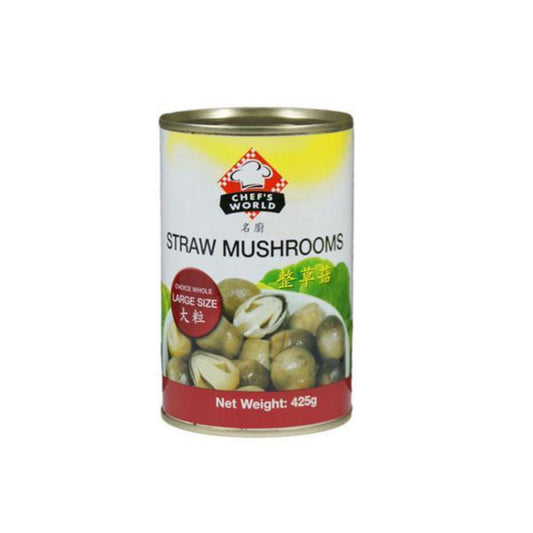 24 X Chef's World Straw Mushrooms 425G