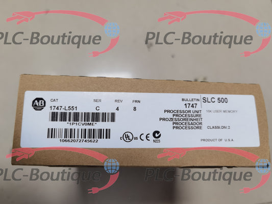New Allen-Bradley 1747-L551 /C SLC 5/05 CPU Processor Unit Module AB 1747L551