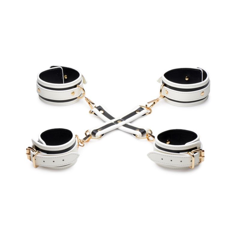 Master Series Kink In The Dark Glowing Hog Tie Set Fluro Green